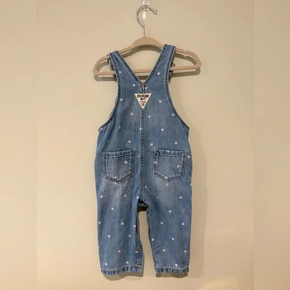 Baby Girl Overall BUNDLE OshKosh Little Me Overalls - Picture 2 of 4